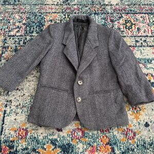 Vintage 90s Jacobson's Wool Tweed Blazer Jacket Kid's Size 4*